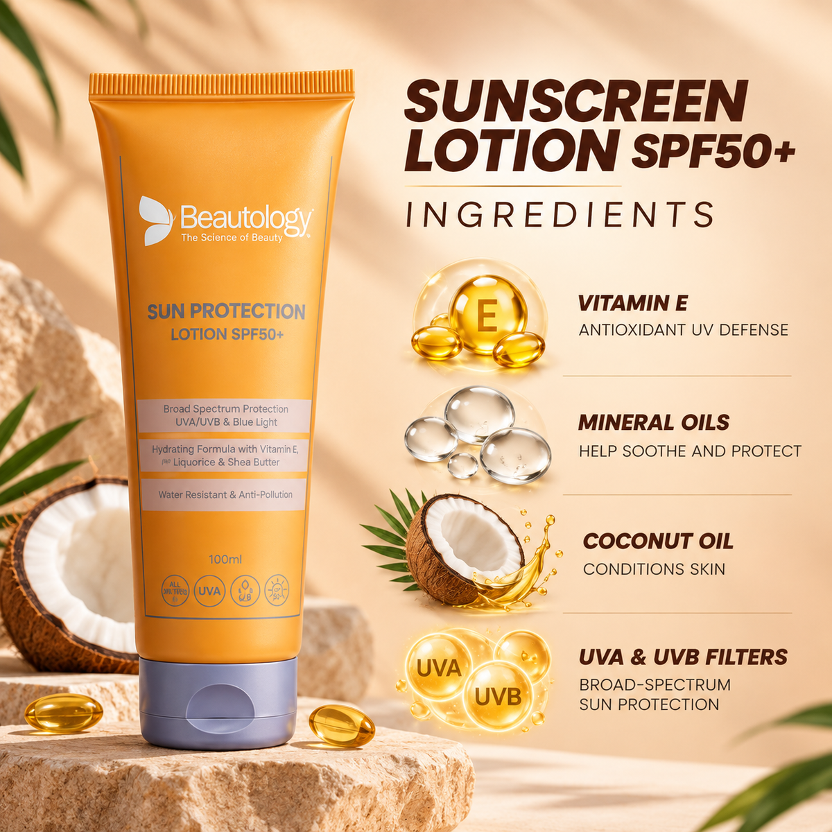 Sunscreen Lotion SPF 50+