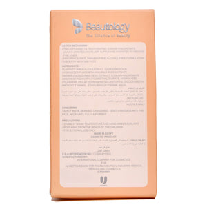 Beautology Anti-Aging Serum bottle and packaging for reducing wrinkles and fine lines